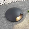 Lindby foco LED de suelo Cormac, 1 luz, Ø 21 cm, IP67