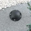 Lindby foco LED de suelo Huban, 15 cm, 4 luces, antracita