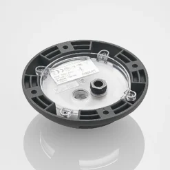 Lindby foco LED de suelo Huban, 15 cm, 4 luces, antracita