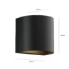Lindby Gladis aplique LED de exterior