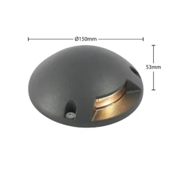 Lindby Huban foco de suelo LED,1 luz