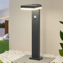 Lindby Laira baliza solar LED, 50 cm