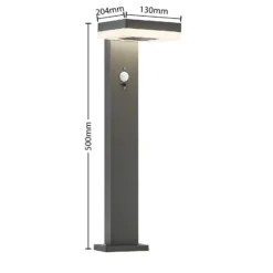 Lindby Laira baliza solar LED, 50 cm