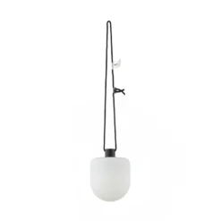 Lindby Lámpara colgante exterior Eleia, 2.700 K, 16 cm, batería recargable