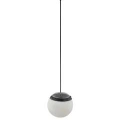 Lindby Lámpara colgante exterior Eleia, RGBW, 20 cm, batería recargable