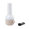Lindby lámpara de mesa LED recargable Isaline, beige, atenuable, IP44