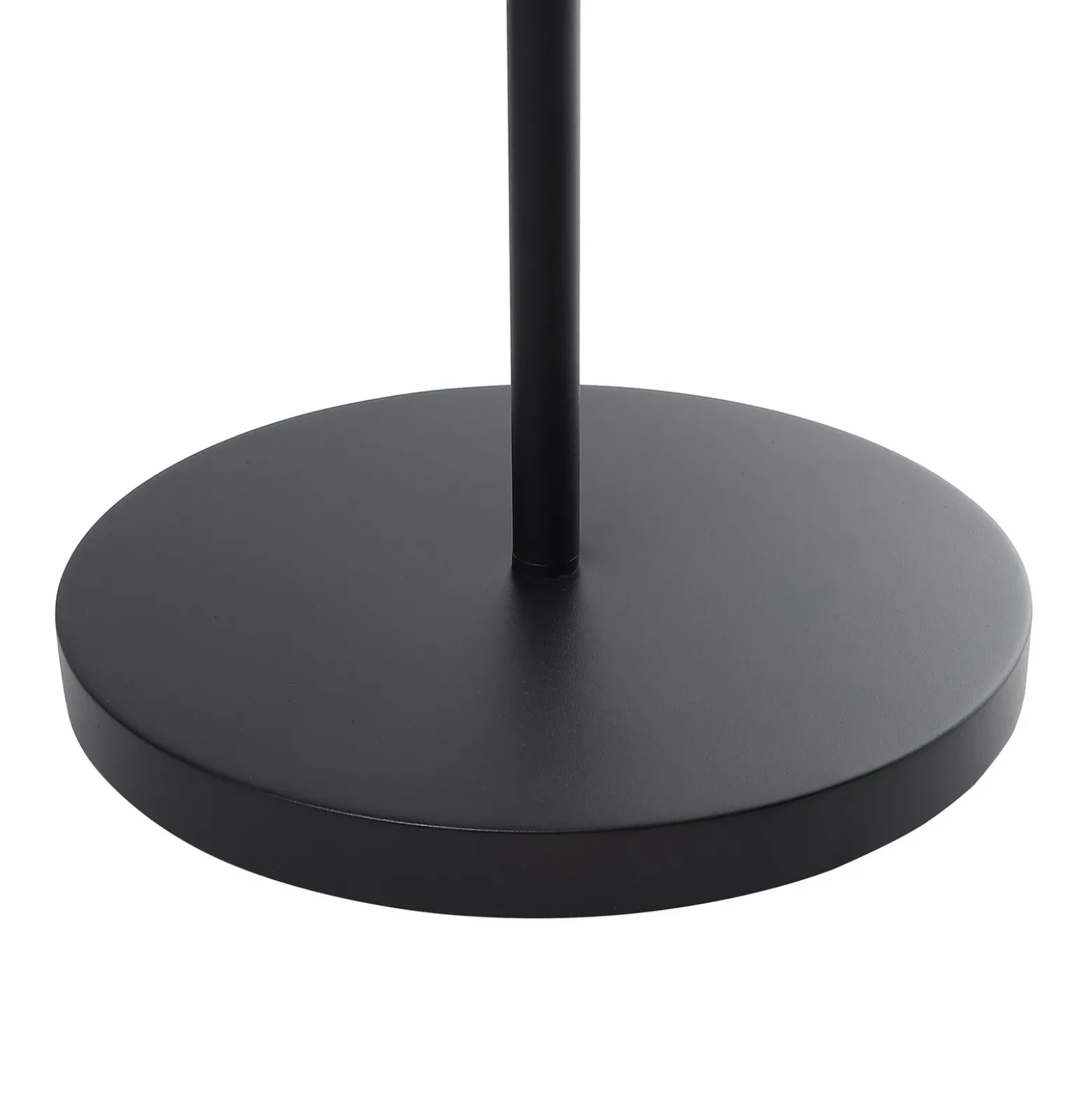 Lindby lámpara de pie LED solar Samine, negra, metal, atenuable