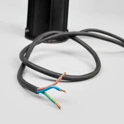 Lindby Lámpara de suelo empotrable Insa, Ø11cm, acero inoxidable, GU10, IP67