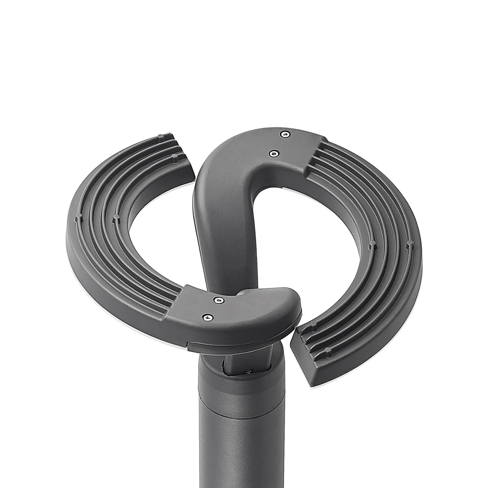 Lindby lámpara exterior LED Keily, circular, antracita, metal