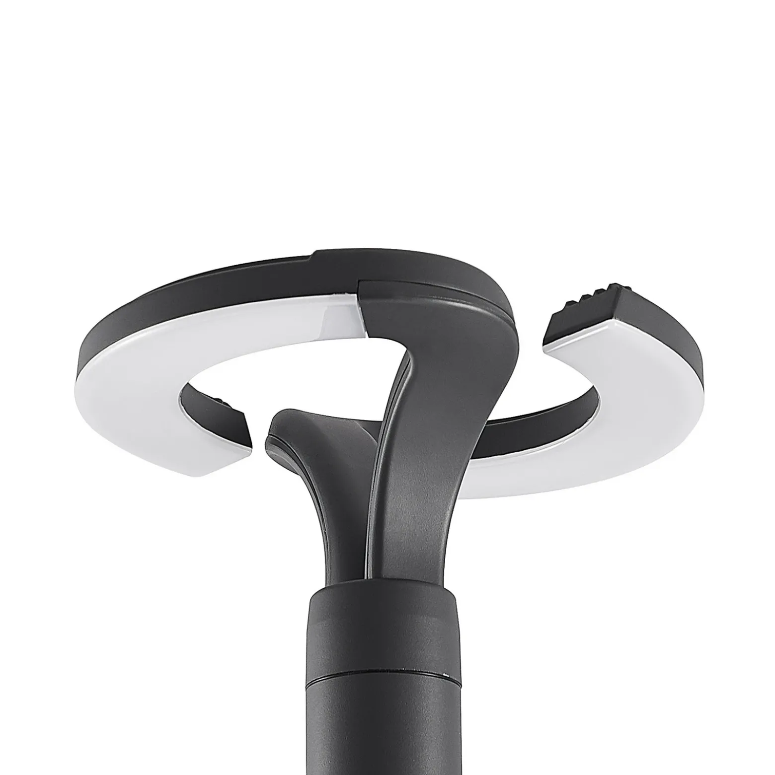 Lindby lámpara exterior LED Keily, circular, antracita, metal