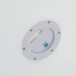 Lindby Lámpara exterior LED recargable Cubara, RGB, cubo, plástico