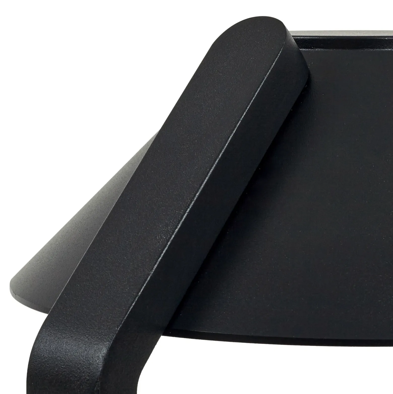 Lindby Lámpara LED con pica Capelo, negro, metal, 77 cm