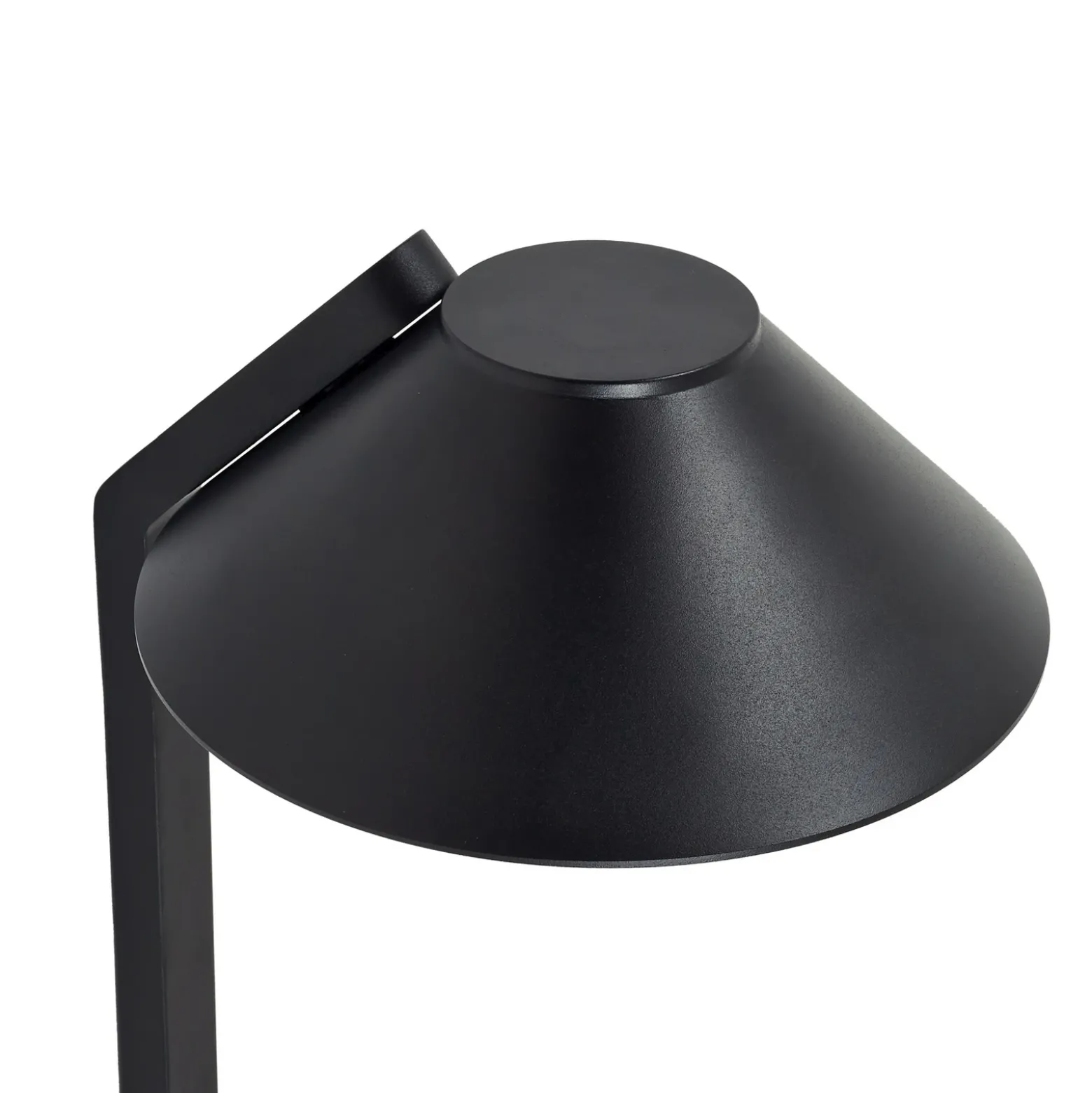 Lindby Lámpara LED con pica Capelo, negro, metal, 77 cm