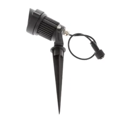 Lindby Lámpara LED con pica Malida, juego de 3, negra