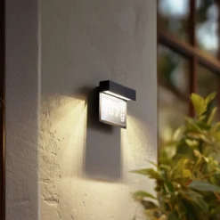 Lindby Lámpara LED para número de casa Antal, antracita, aluminio