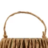 Lindby lámpara LED solar Amaria, ratán, luz, Ø 27 cm