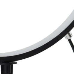 Lindby Lámpara LED solar con pica Syrene, 45 cm, negra, aluminio