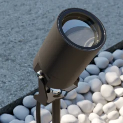 Lindby Lobelia foco con pica, GU10, IP65