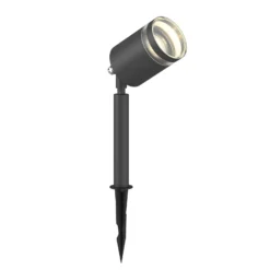 Lindby Margrit foco con pica, gris oscuro
