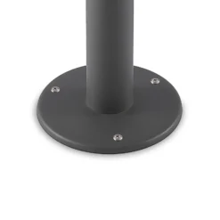 Lindby Ojali bolardo luminoso, redondo, gris oscuro