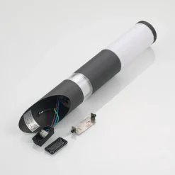 Lindby Okari aplique de exterior, sensor, antorcha