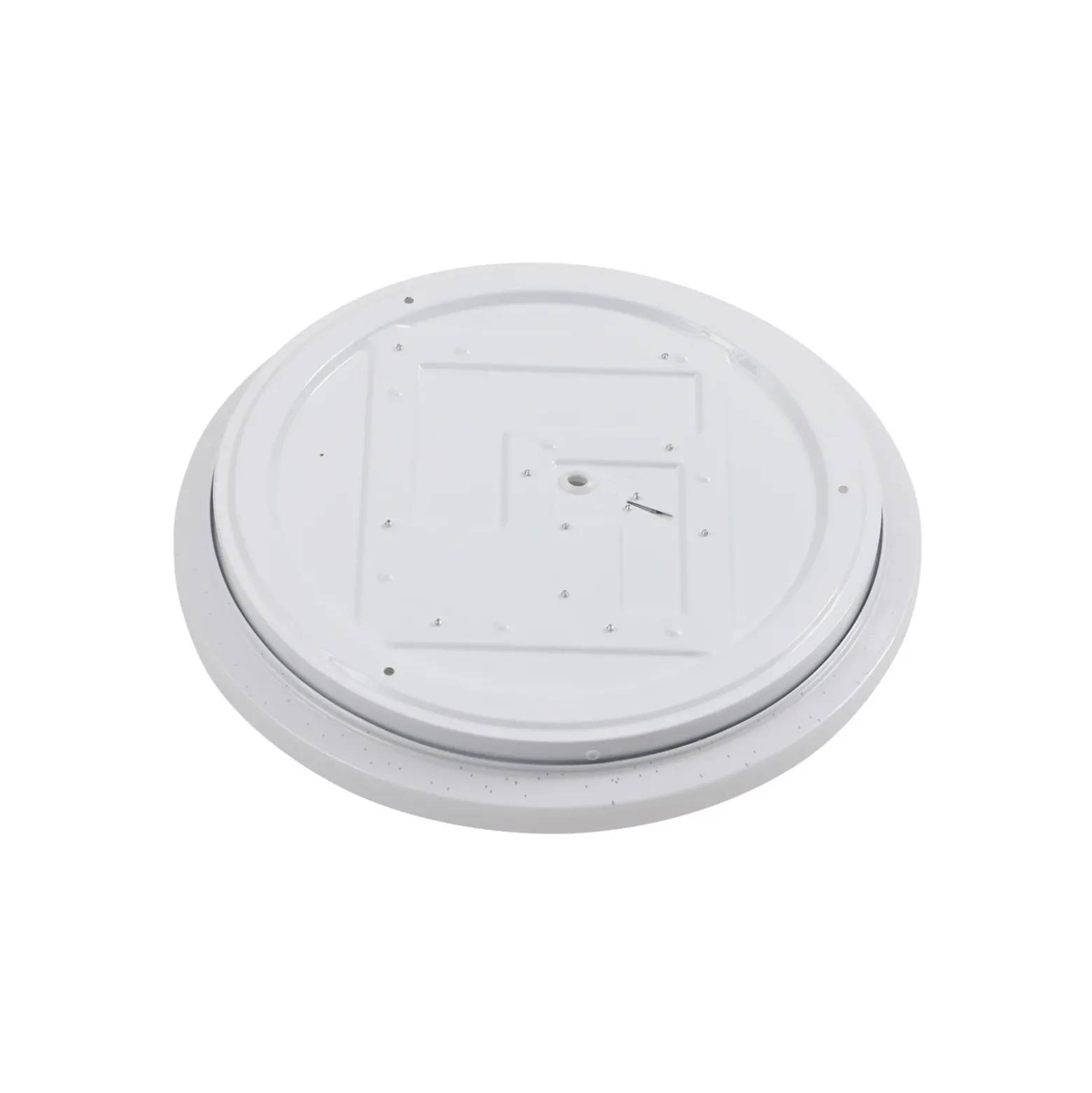 Lindby Plafón para exterior Astera, blanco, 3.000 K, Ø 33 cm