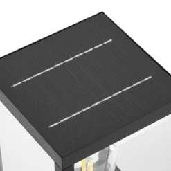 Lindby Relto, bolardo luminoso LED para caminos, sensor, pica para clavar en el