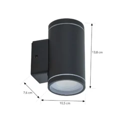 Lindby Smart aplique LED para exterior Valtin CCT RGB Tuya IP54