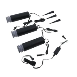 Lindby Smart baliza LED Kaelo, CCT, RGB, Tuya, 3er
