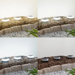 Lindby Smart LED lámpara con pica Kyren, CCT, RGB, Tuya, 3 unidades