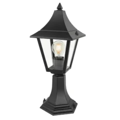 Livorno baliza, IP44, negro/claro