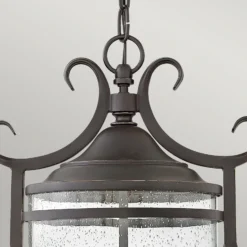 Lámpara colgante exterior Casa en forma de farol