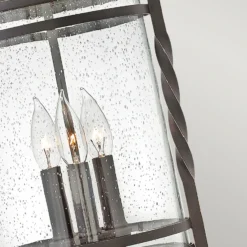 Lámpara colgante exterior Casa en forma de farol