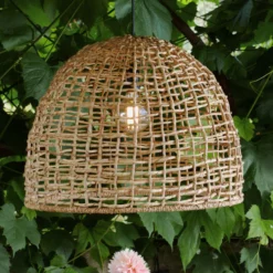 Lámpara colgante exterior Cebu, Lampakanay, Ø 57 cm, enchufe, IP44