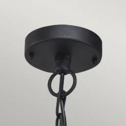 Lámpara colgante exterior Klampenborg, IP44, negra