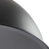Lámpara colgante exterior Lindby Luciane, negra, aluminio, Ø 31,8 cm