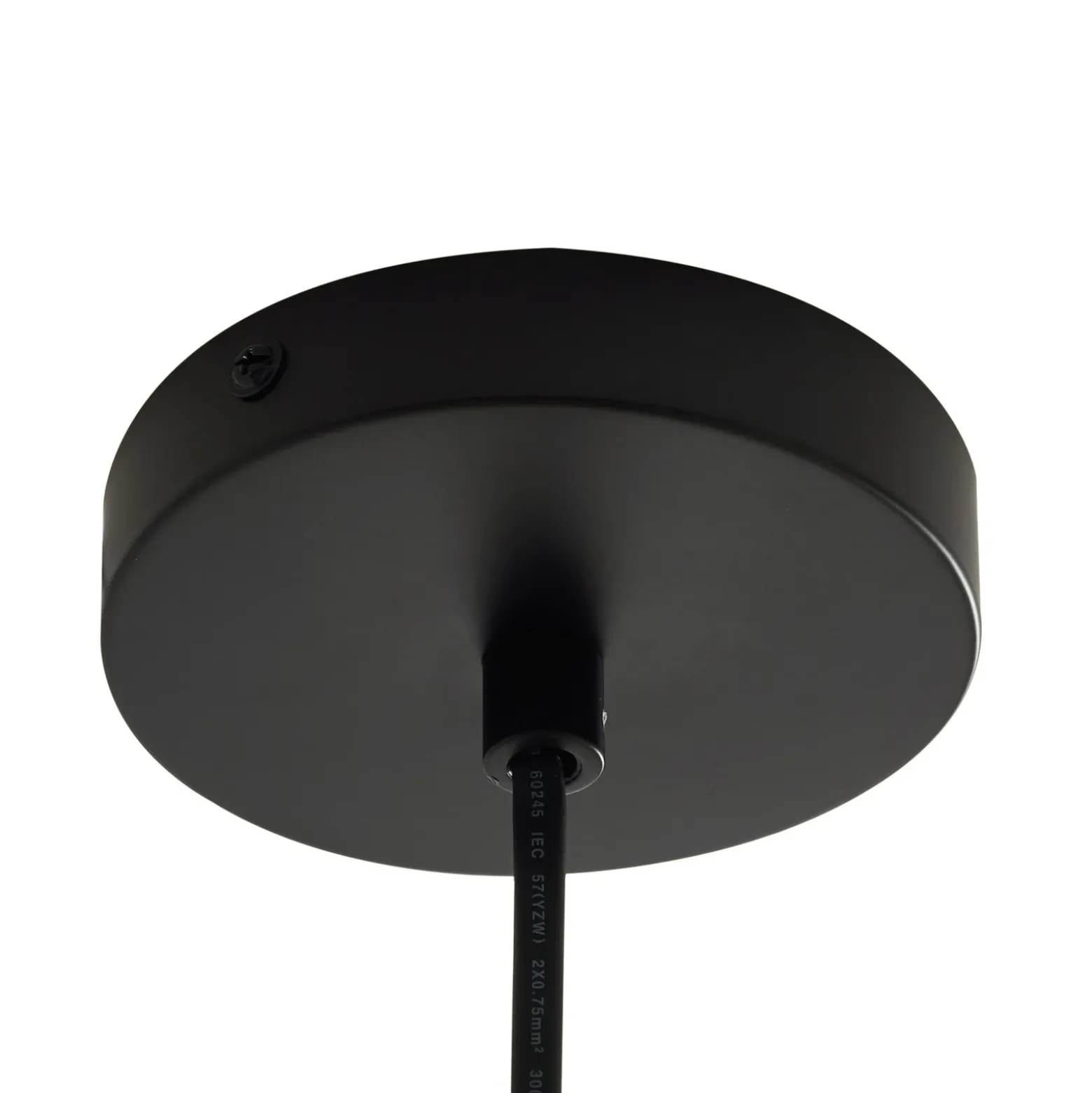 Lámpara colgante exterior Lindby Taryn, marrón, plástico, IP44 35 cm
