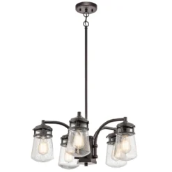 Lámpara colgante exterior Lyndon, 5 luces