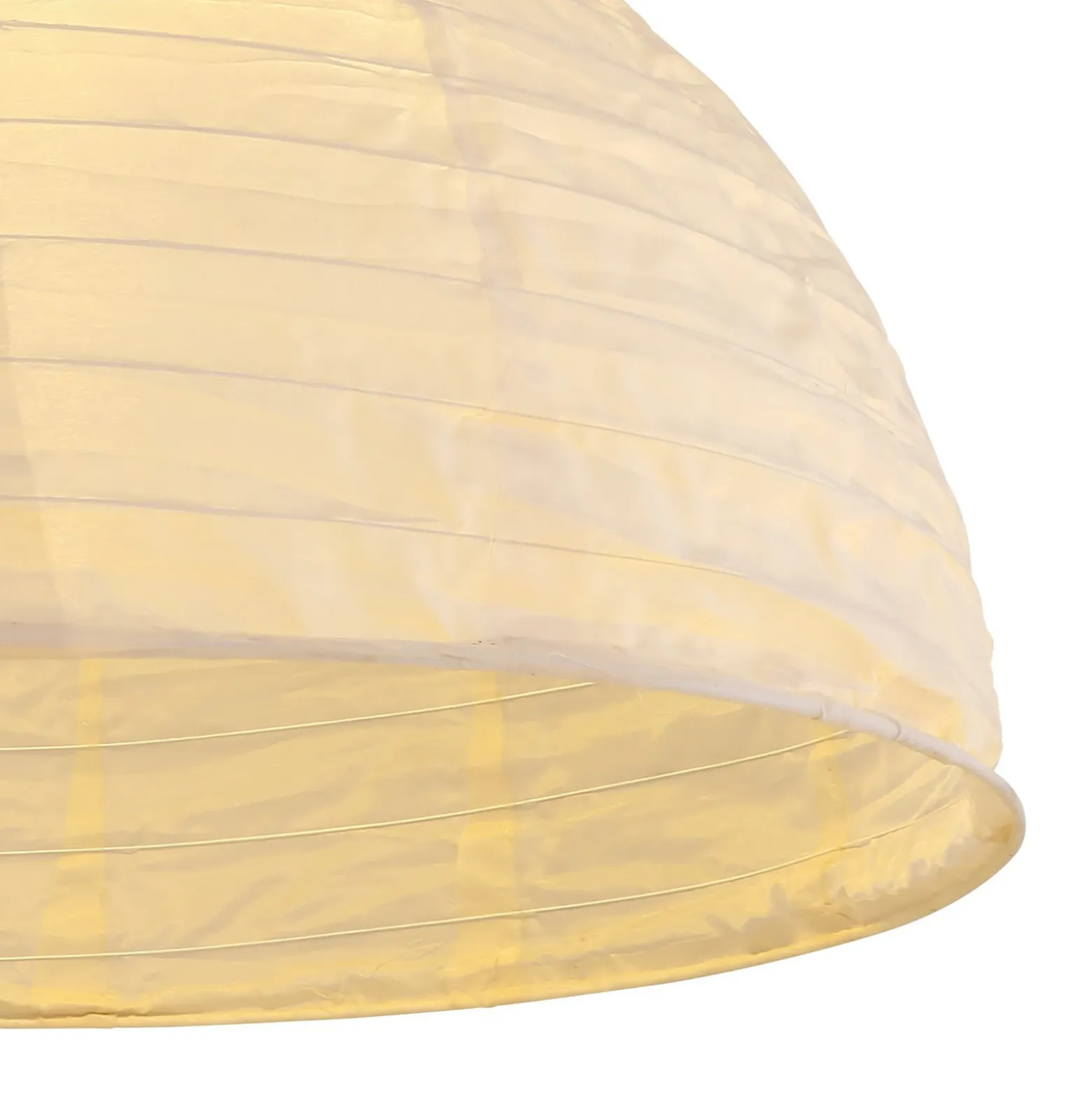 Lámpara colgante LED 33982, blanco, lino, plástico