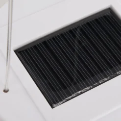 Lámpara colgante LED 33982, blanco, lino, plástico
