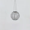 Lámpara colgante LED Kivo, Ø 37 cm, negro, IP44, atenuable.