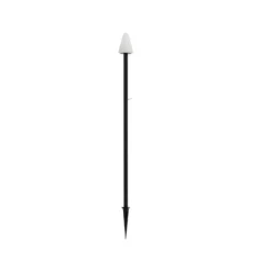 Lámpara con pica LED Lindby Selinda, negra, altura 100 cm