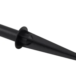 Lámpara con pica LED Lindby Selinda, negra, altura 100 cm