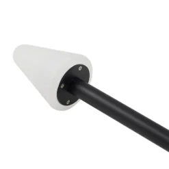 Lámpara con pica LED Lindby Selinda, negra, altura 100 cm