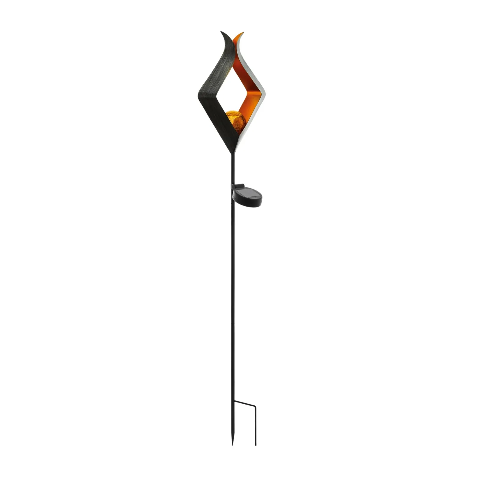 Lámpara con pica solar LED 48702 esfera de vidrio