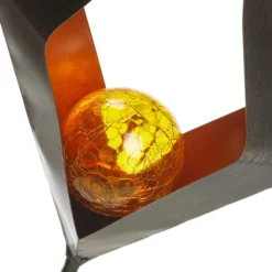 Lámpara con pica solar LED 48702 esfera de vidrio