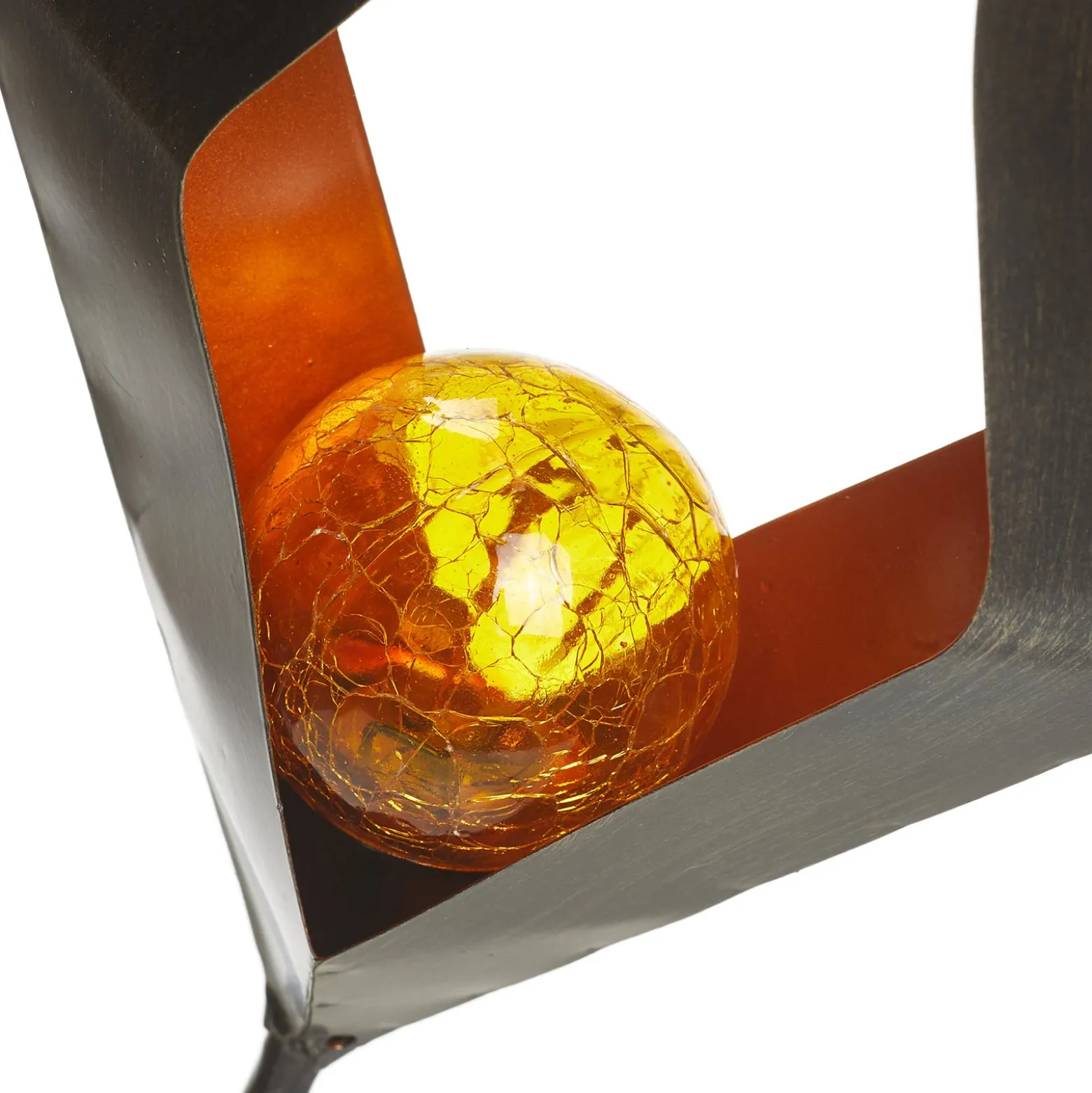 Lámpara con pica solar LED 48702 esfera de vidrio