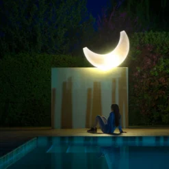 Lámpara decorativa exterior LED My Moon Lamp