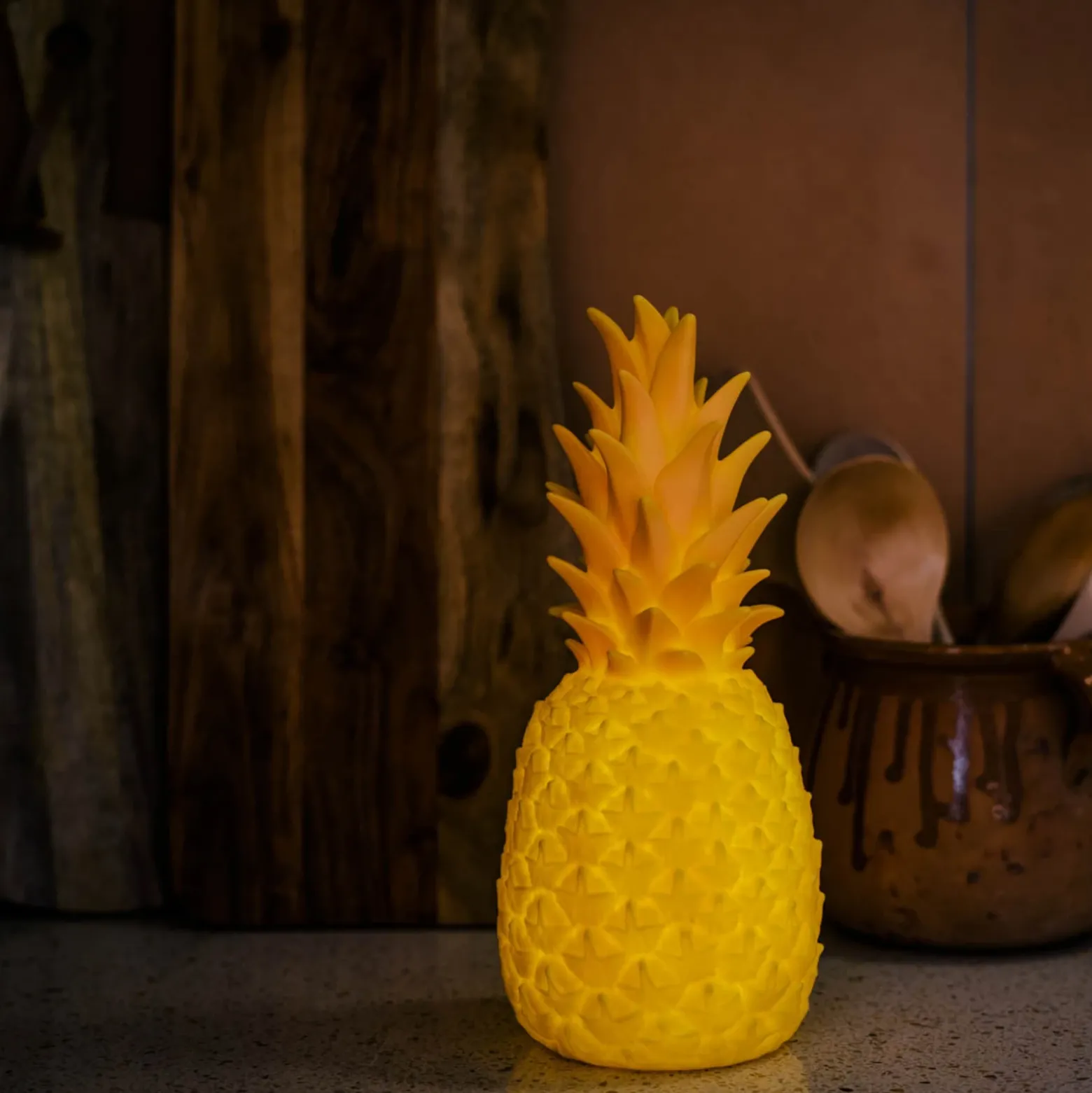Lámpara decorativa Goodnight Light Pinacolada amarilla RGBW
