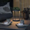 Lámpara decorativa LED Chieti USB, gris